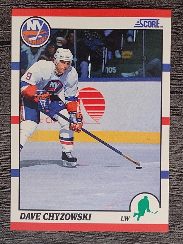 1990-91 Score #372 Dave Chyzowski RC
