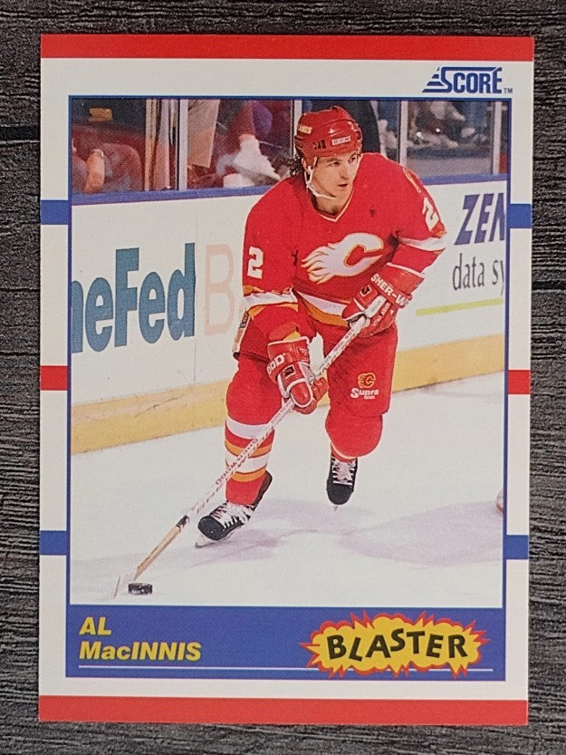 1990-91 Score #335 Al MacInnis Blaster