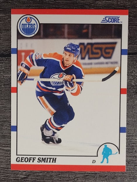 1990-91 Score #373 Geoff Smith RC