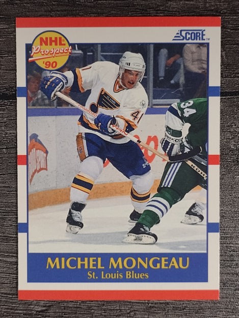 1990-91 Score #395 Michel Mongeau RC