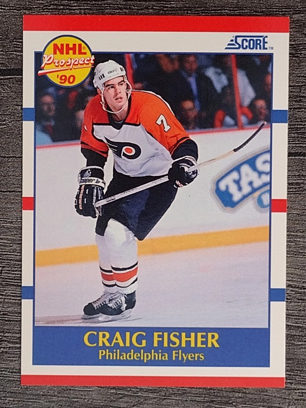 1990-91 Score #412 Craig Fisher RC
