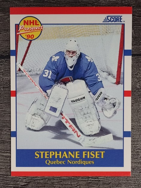 1990-91 Score #415 Stephane Fiset RC