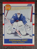 1990-91 Score #415 Stephane Fiset RC