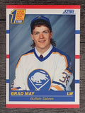 1990-91 Score #427 Brad May RC