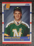 1990-91 Score #430 Derian Hatcher RC