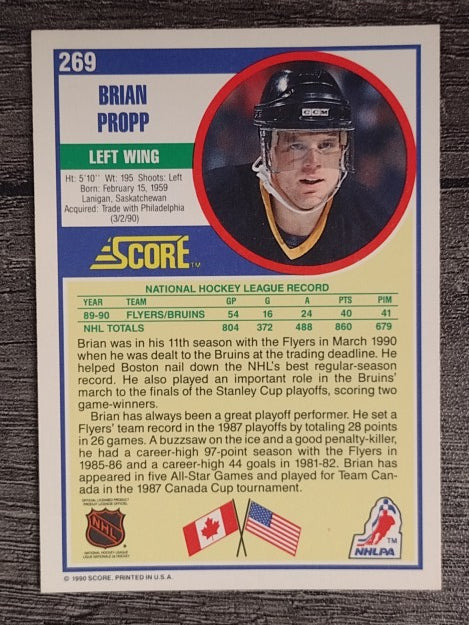 1990-91 Score #269 Brian Propp