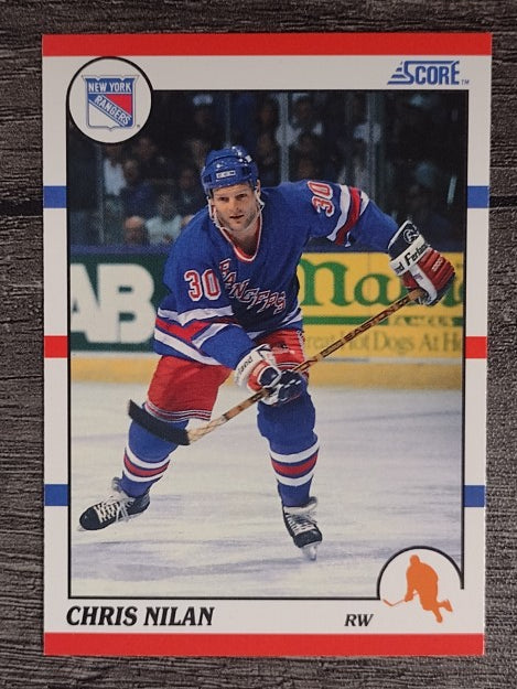 1990-91 Score #311 Chris Nilan