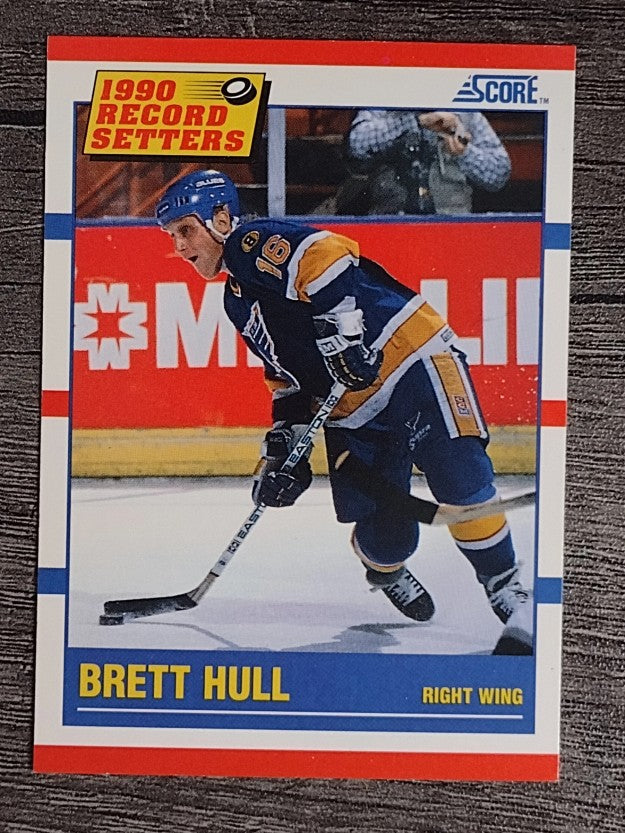 1990-91 Score #346 Brett Hull RB