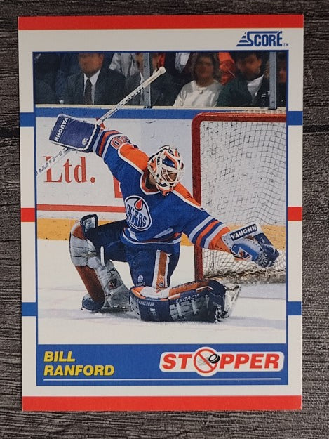 1990-91 Score #345 Bill Ranford Stopper