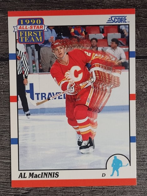 1990-91 Score #314 Al MacInnis AS1