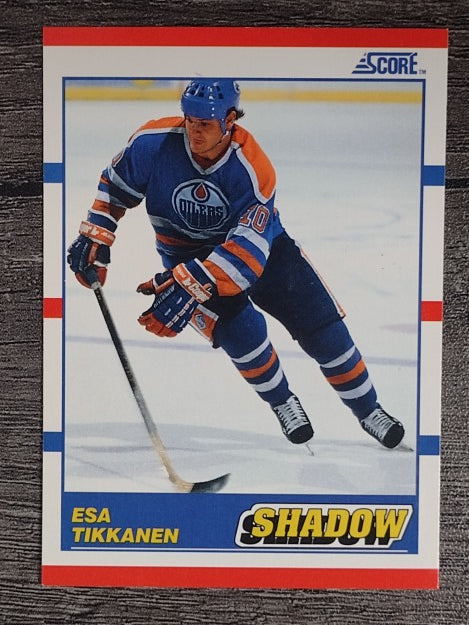 1990-91 Score #342 Esa Tikkanen Shadow