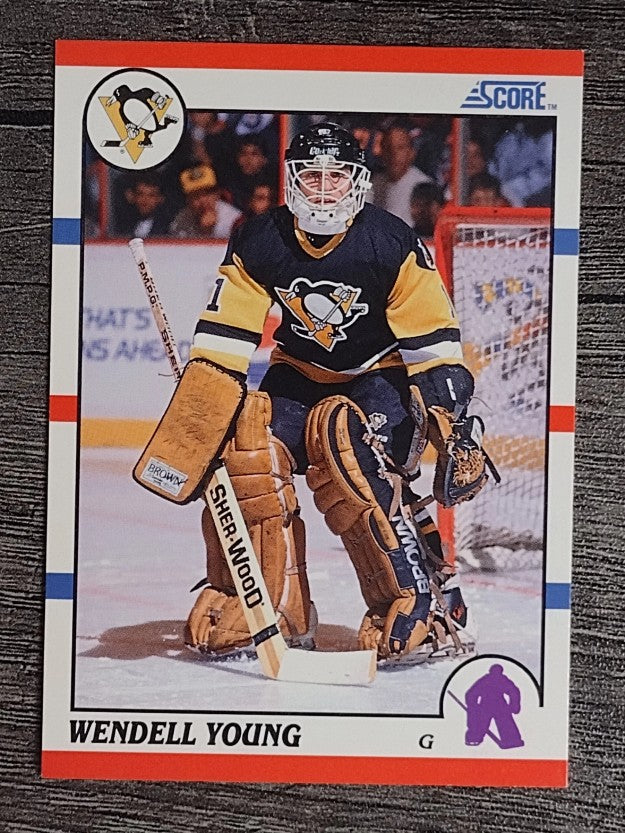 1990-91 Score #298 Wendell Young RC