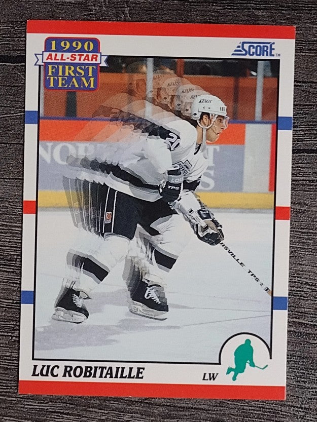 1990-91 Score #316 Luc Robitaille AS1