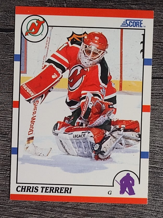 1990-91 Score #239 Chris Terreri RC