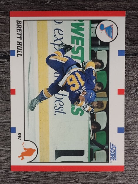 1990-91 Score #300 Brett Hull