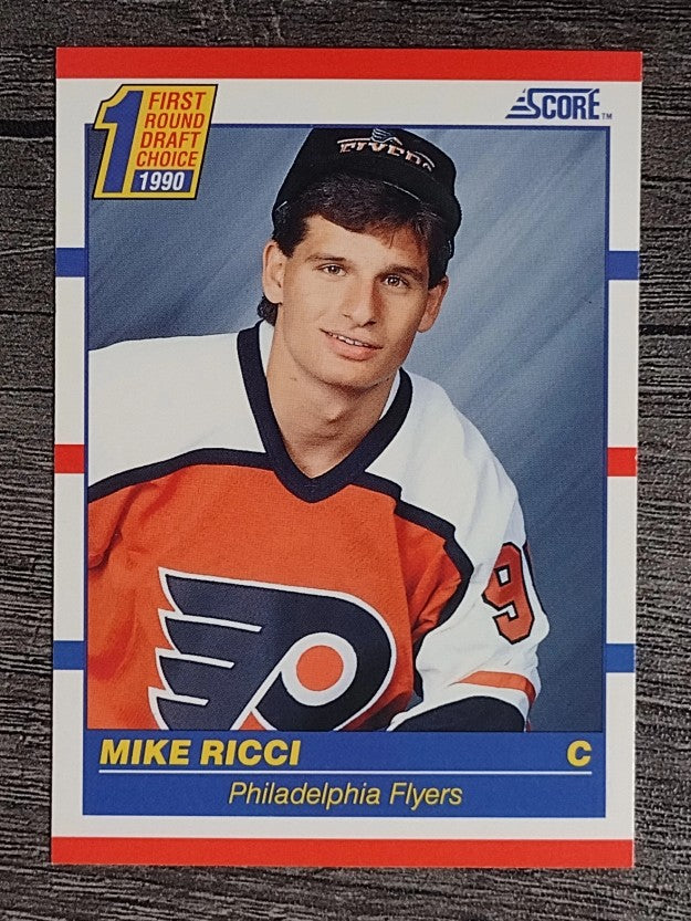 1990-91 Score #433 Mike Ricci RC