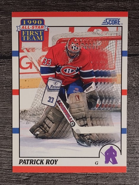 1990-91 Score #312 Patrick Roy AS1
