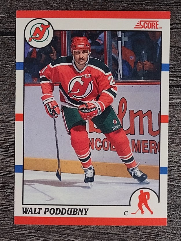 1990-91 Score Canadian #278 Walt Poddubny