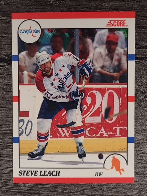 1990-91 Score Canadian #279 Stephen Leach