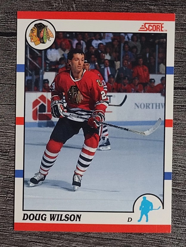 1990-91 Score Canadian #280 Doug Wilson
