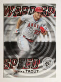 2019 Stadium Club Warp Speed #WS9 Mike Trout
