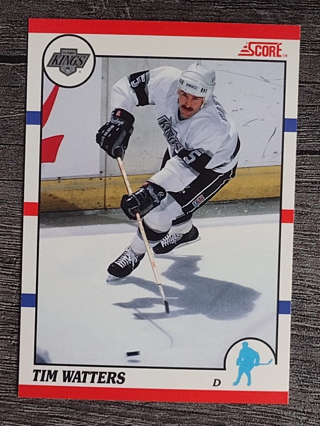 1990-91 Score Canadian #204 Tim Watters