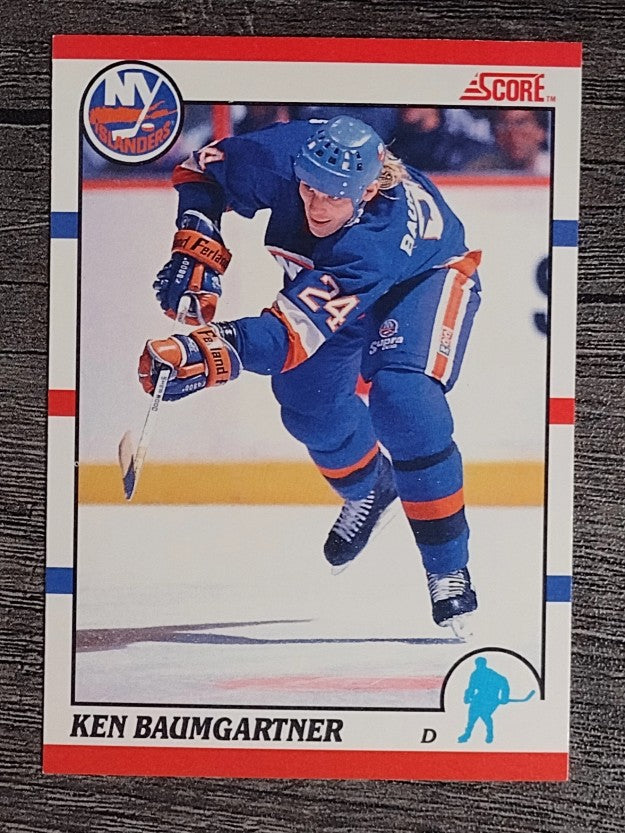 1990-91 Score Canadian #265 Ken Baumgartner RC