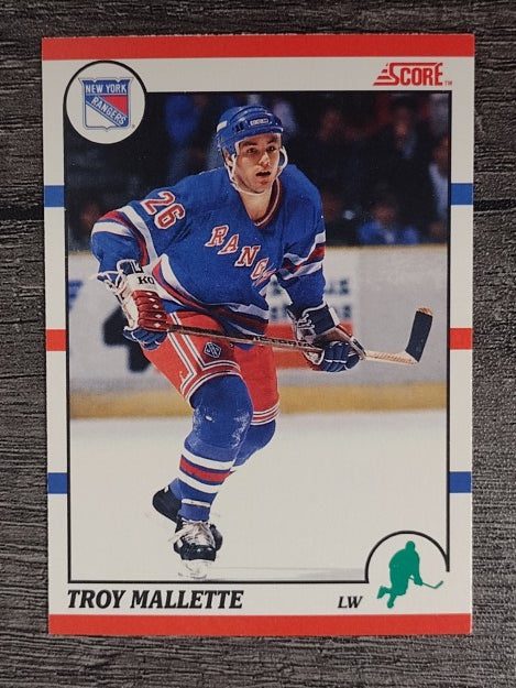 1990-91 Score Canadian #288 Troy Mallette RC