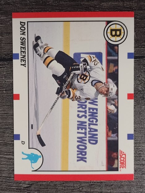 1990-91 Score Canadian #51A Don Sweeney RC