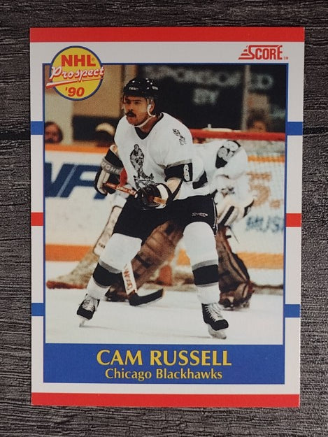 1990-91 Score Canadian #408 Cam Russell RC
