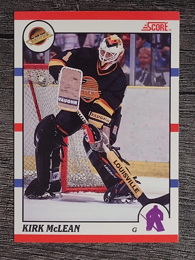 1990-91 Score Canadian #93 Kirk McLean