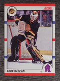 1990-91 Score Canadian #93 Kirk McLean