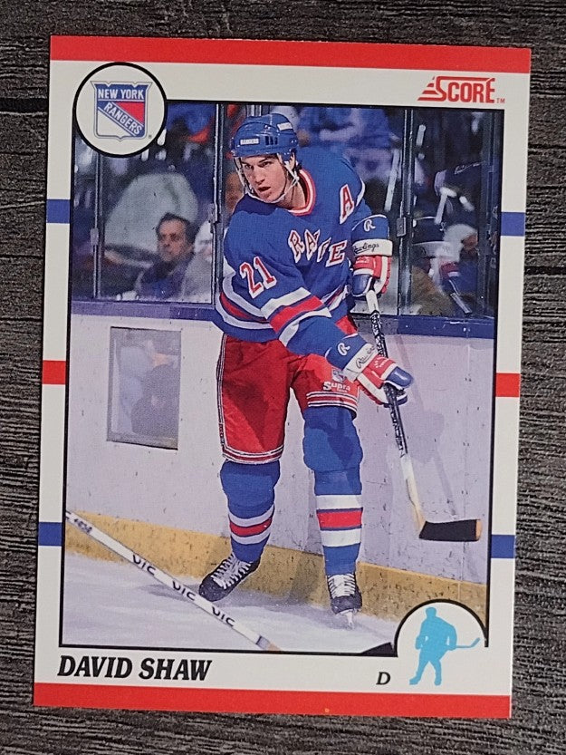 1990-91 Score Canadian #98 David Shaw