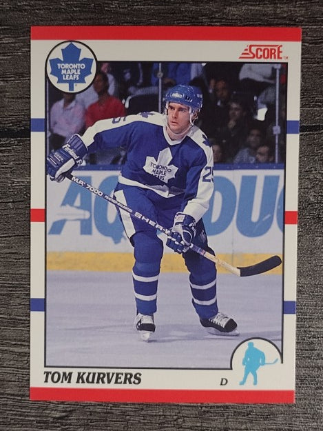 1990-91 Score Canadian #142 Tom Kurvers