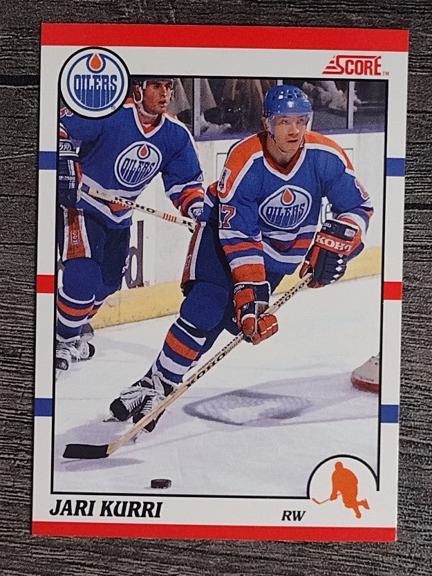 1990-91 Score Canadian #158 Jari Kurri