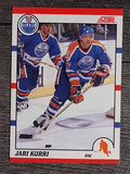 1990-91 Score Canadian #158 Jari Kurri