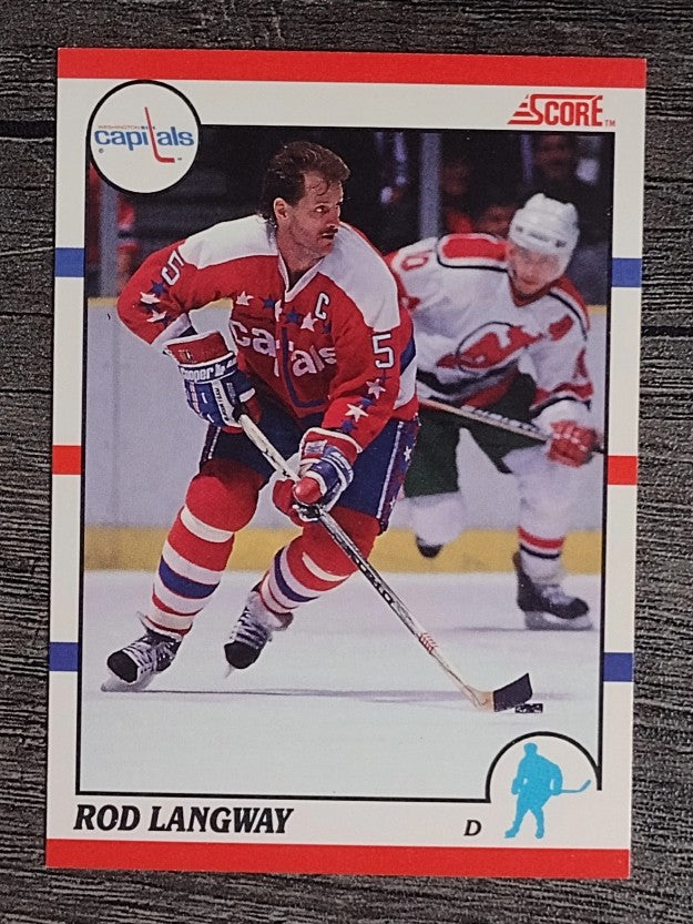 1990-91 Score Canadian #20 Rod Langway