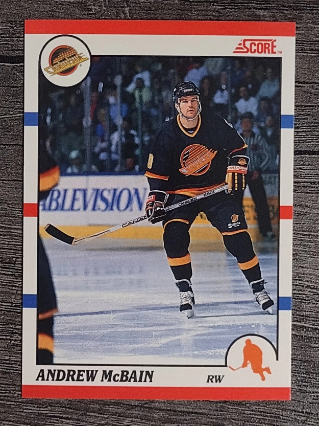 1990-91 Score Canadian #257 Andrew McBain