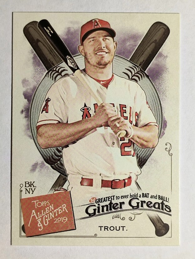2019 Topps Allen and Ginter Ginter Greats #GG46 Mike Trout