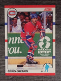 1990-91 Score Canadian #15 Chris Chelios