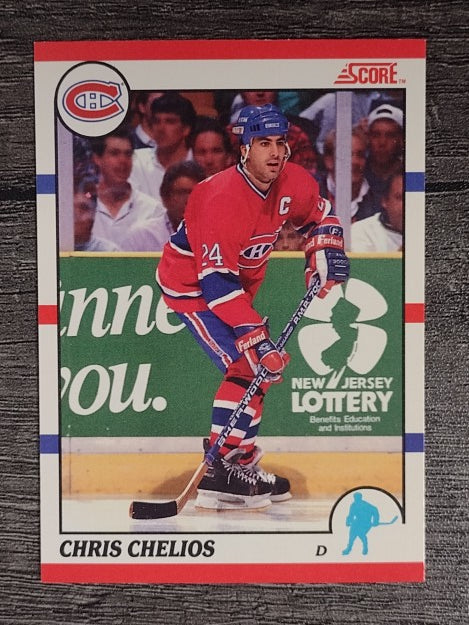 1990-91 Score Canadian #15 Chris Chelios