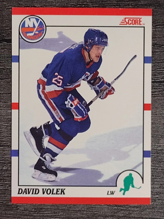 1990-91 Score Canadian #12 David Volek