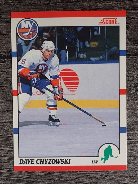 1990-91 Score Canadian #372 Dave Chyzowski RC