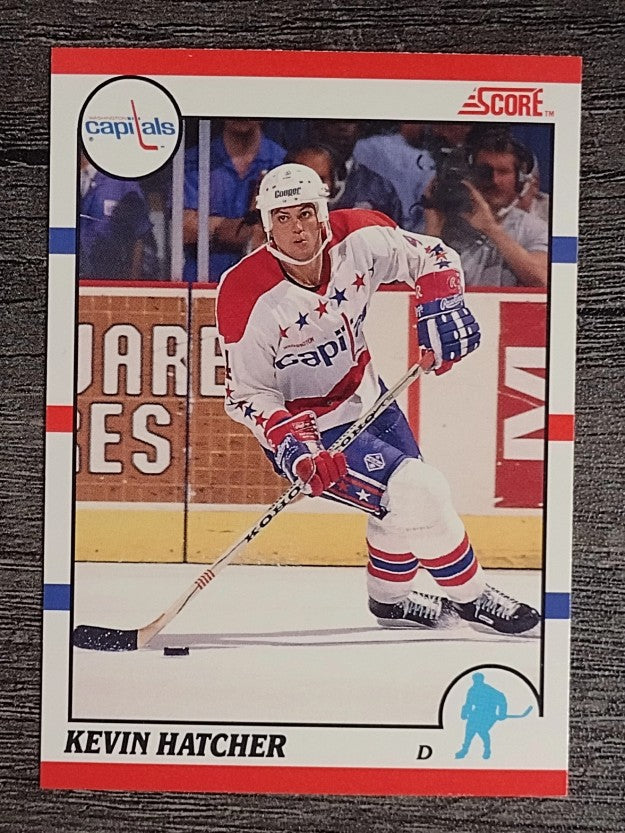 1990-91 Score Canadian #90 Kevin Hatcher