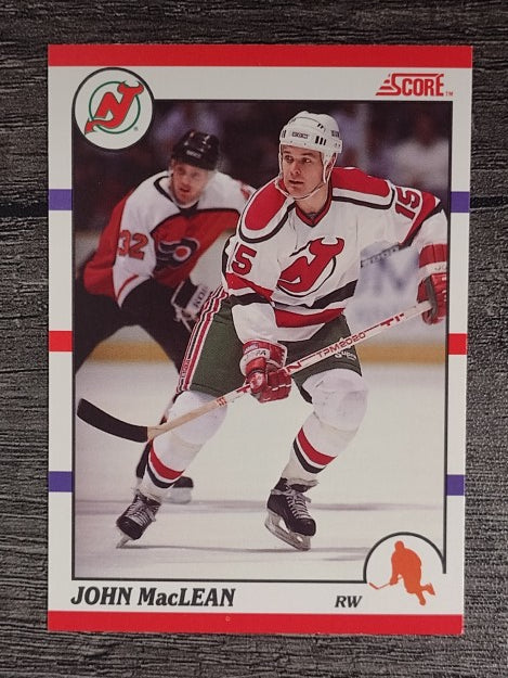 1990-91 Score Canadian #190 John MacLean