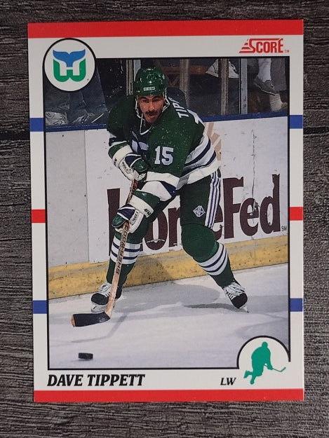 1990-91 Score Canadian #192 Dave Tippett