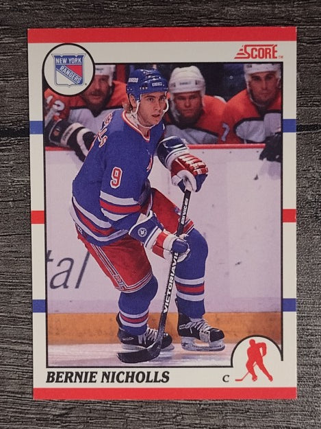 1990-91 Score Canadian #9 Bernie Nicholls