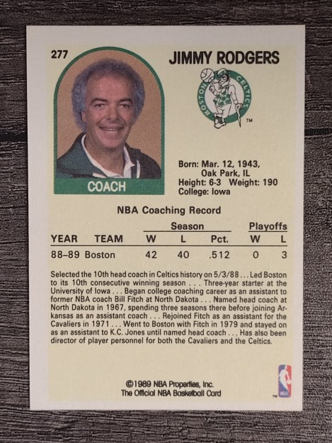 1989-90 Hoops #277 Jimmy Rodgers CO