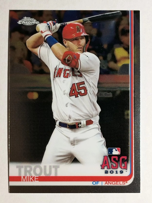 2019 Topps Chrome Update #76 Mike Trout AS