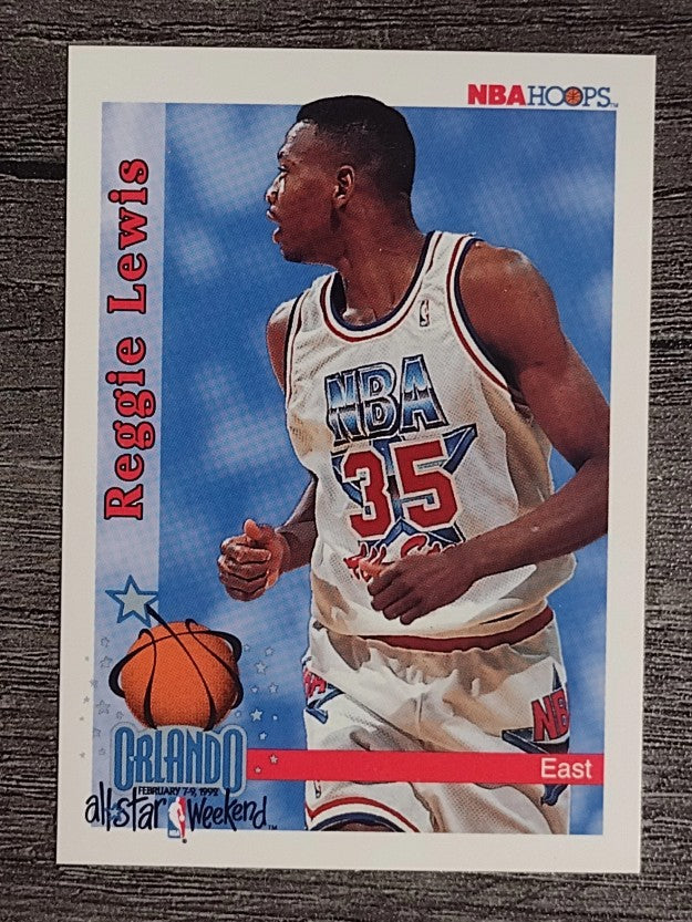 1992-93 Hoops #299 Reggie Lewis AS